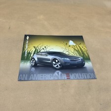 2007 CONCEPT CHEVROLET VOLT ORIGINAL DEALER SALES BROCHURE SHEET POSTER