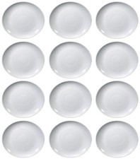 12pz Piatto Bistecca Saturnia Tivoli ovale in porcellana 30,5cm x 28cm