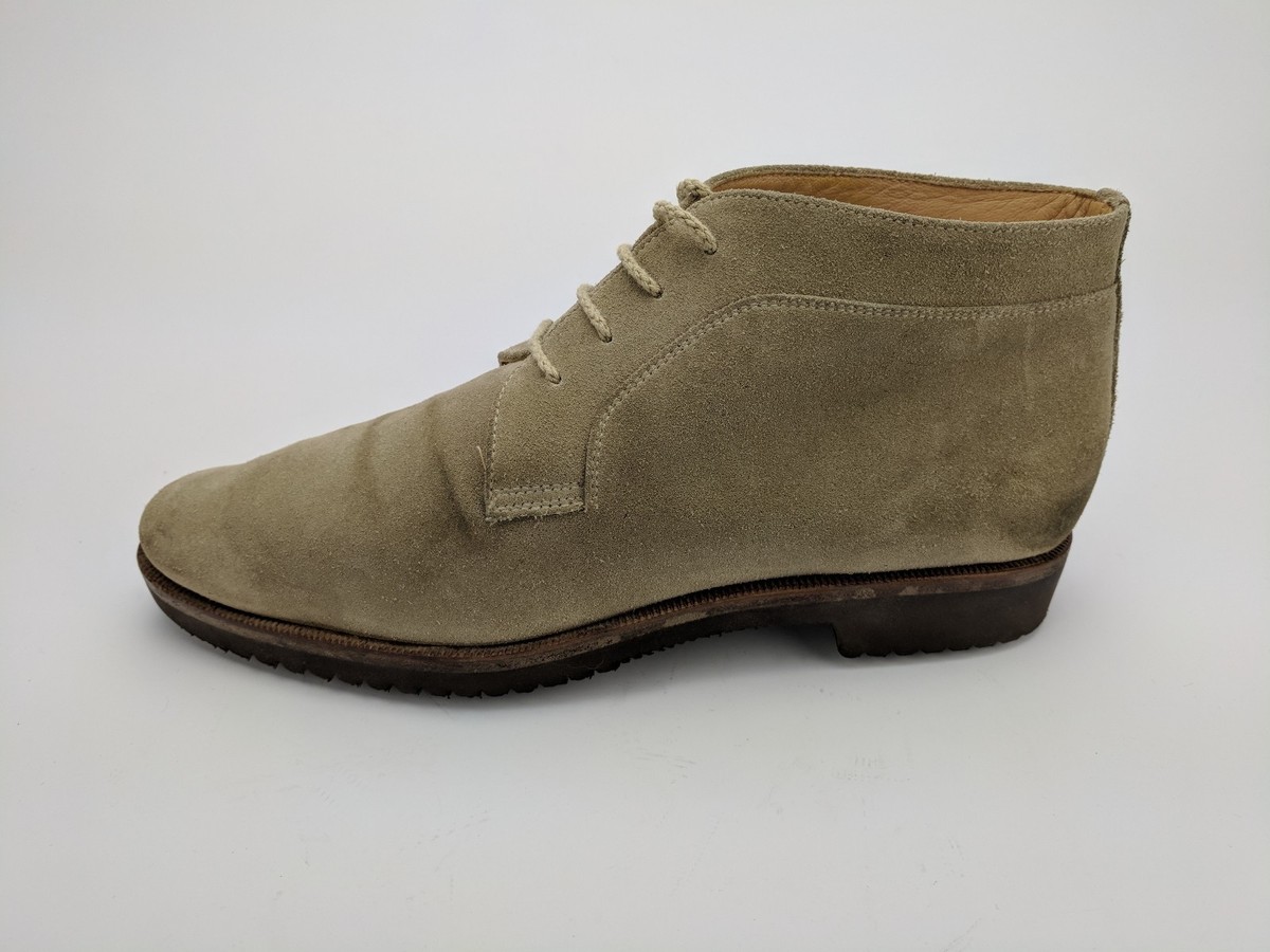 Gravati Chukka Boots Men\'s 10 M Taupe Flint Suede Made in Italy 3 Eyelet Shoes Gravati Chukka Boots for Men | Mercari main image 3