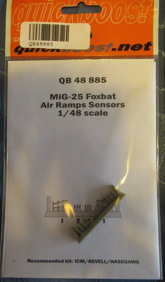 Quickboost QB 48885 - Air Ramps Sensors f. MiG-25 von ICM | 1:48
