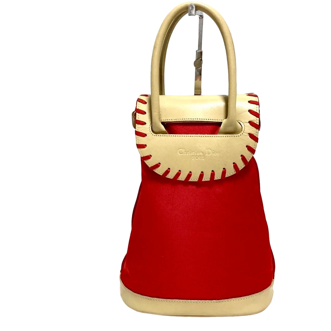 Authentique sac à main Christian Dior sport vintage rouge