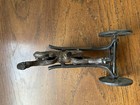 Vintage Cast Iron horse and hitch,  Cast Iron woman. — photo 8