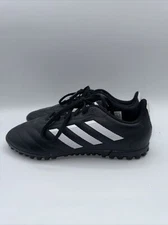 Youth Size 5 ADIDAS GOLETTO VIII TF J CORE BLACK/WHITE TURF SOCCER SHOES GY5781
