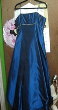 Navy Blue Faviana  Prom Dress - size 11/12