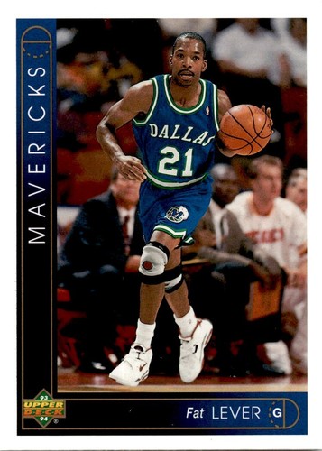 1993-94 Upper Deck Fat Lever Dallas Mavericks #408