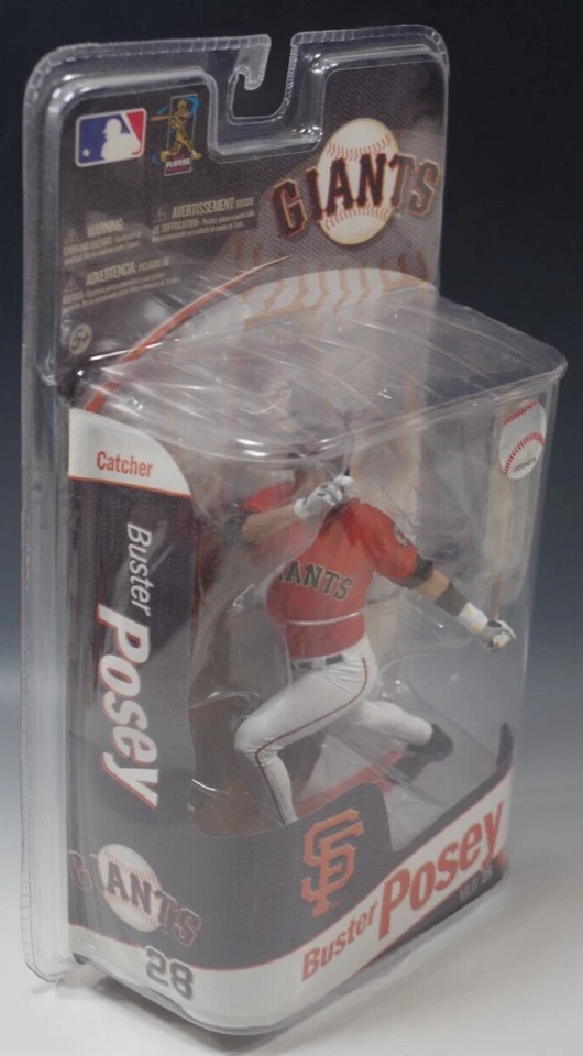 McFARLANE BUSTER POSEY GIGANTES DE SAN FRANCISCO SERIE 28 FIGURA MLB BÉISBOL SIN USAR, EN CAJA Foto 3 de 4