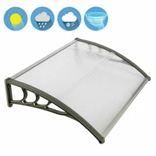 40"x 30/40/48/60/80" Window Awning Door Sun Shade Canopy UV Rain Snow Protection