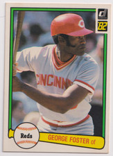 1982 Donruss #274 George Foster Cincinnati Reds