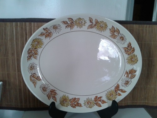 Vintage G.P.S Taylorstone Daisy Wreath 13 1/4 inch Platter