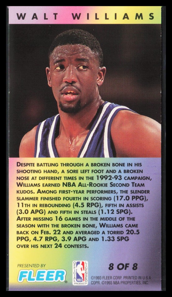 199394 Jam Session Walt Williams 8 Second Year Stars eBay