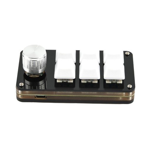 6 Keys Mini Keyboard with 1 Knob Customizable Gaming Video Editing Programming - Picture 6 of 8