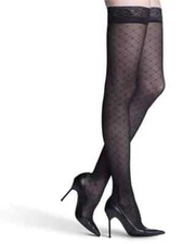 Sigvaris 712N Allure Style Patterns CT LACE TB 20-30 Compression THIGH Stockings