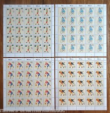 Lot 1499 - 1502 Oblitéré/Neuf ? Bogen Satz postfrisch Plattenfehler 1500 I