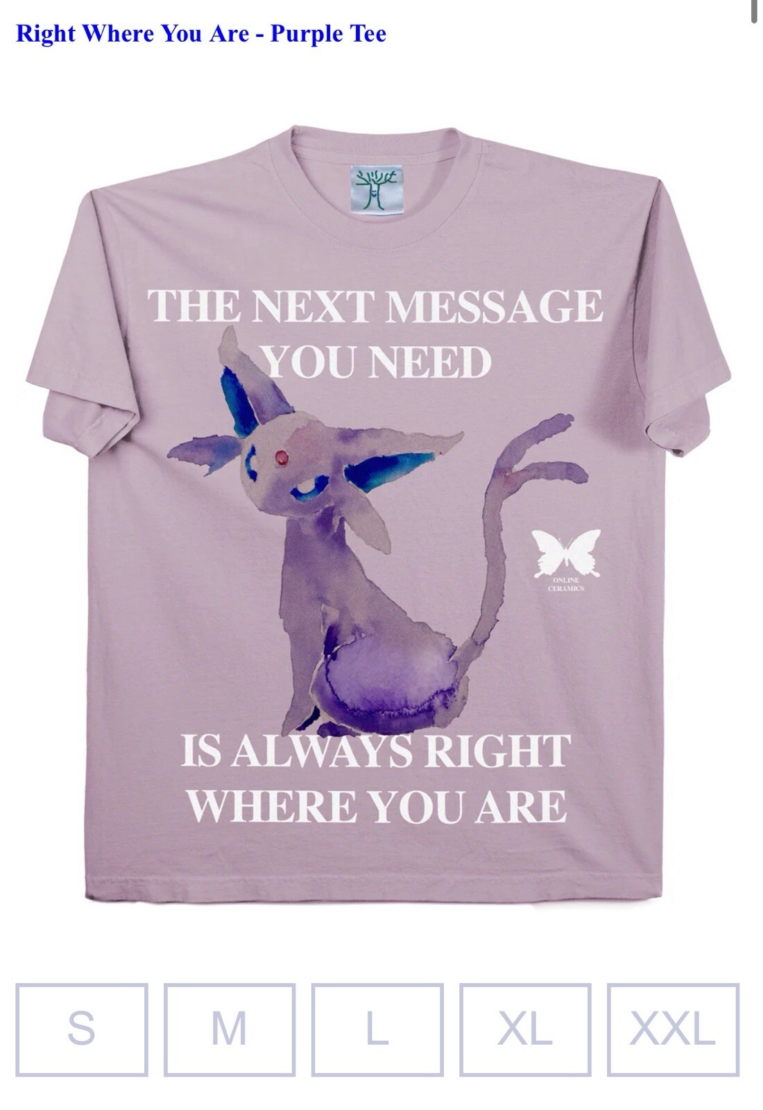 Online Ceramics Next Message You Need Always Right Where Shirt Pokemon XL