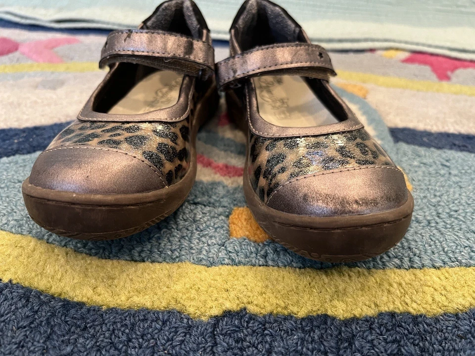 Zapatos Mary Janes Primigi Niñas Talla 29 EU/11US Metálicos Guepardo Bronce Cuero Foto 4 de 4