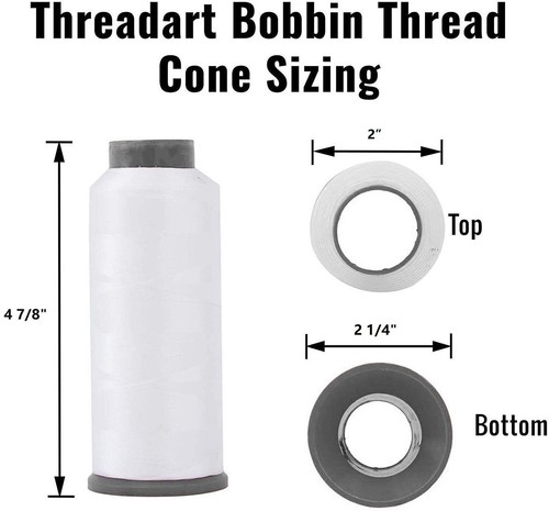 5000Y Huge Bobbin Thread for Sewing Embroidery Machine 6 Different Colors 4500M - Picture 2 of 10
