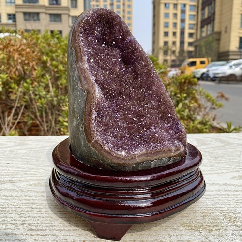 4.4LB Natural Amethyst Cave Original Stone Quartz Uruguay Mineral healing - Imagen 3 de 17