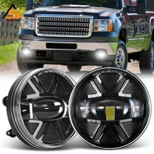 Pair Upgrade Led Fog Lights Assembly Kit For 2007-2013 Gmc Sierra 1500 2500hd Pair Upgrade Led Fog Lights Assembly Kit For 2007-2013 Gmc Sierra 1500 2500hd