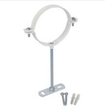 2191952 Universal Printed Flue Support Bracket Kit C/W Mounting Plate (White)