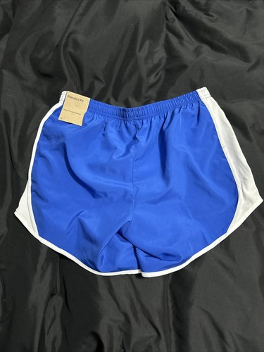 NWT Teen’s Girl’s Nike Dri-Fit Blue & White Standard Fit Running Shorts Sz XL - Picture 2 of 5