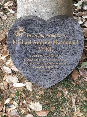 Personalised Memorial Plaque Stone Flat Memorial Stone Heart Grave Memorial - Picture 2 of 5