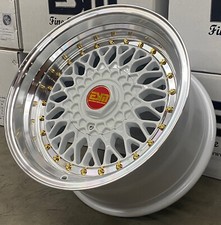 White 17x8.5 35 Esm-002r 5x120 Bmw E36 E46 325i 318i 318ti Wheels Rims