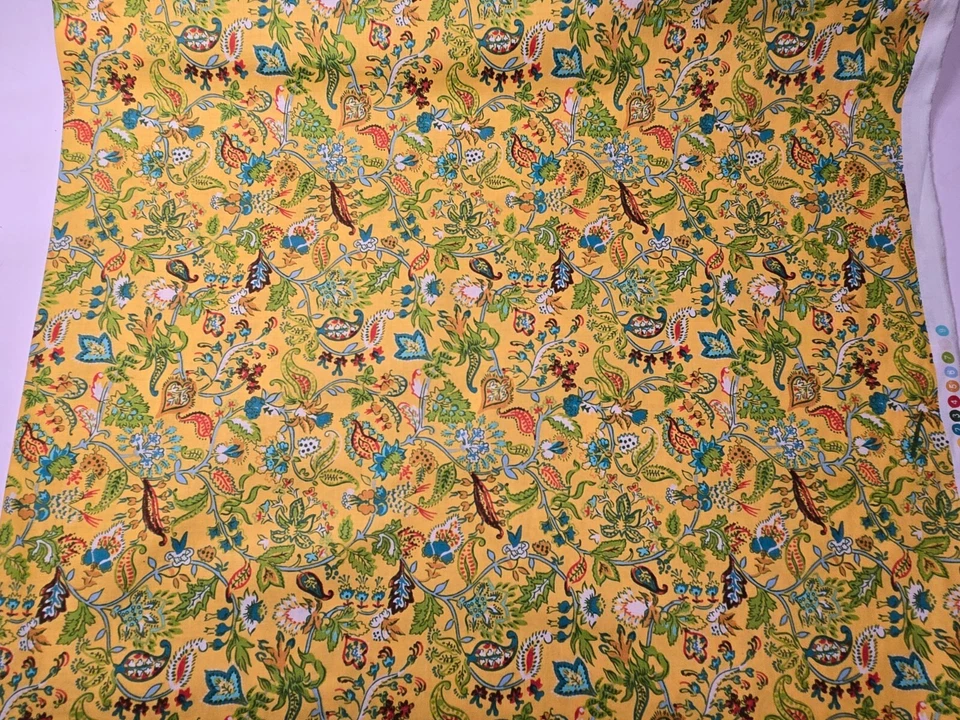 Tela de algodón GYPSY DANCE, Nostalgia Gold April Cornell Free Spirit - MEDIA YARDA Foto 2 de 4