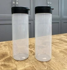 Tupperware Condiment Bottles Squeeze It 12 oz/350mL Dispensers (Set of 2)-New