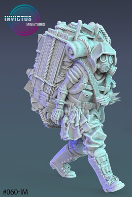 Epic Miniatures Child of the Wastelands Post Apocalyptic Cyberpunk Zona Alfa RPG