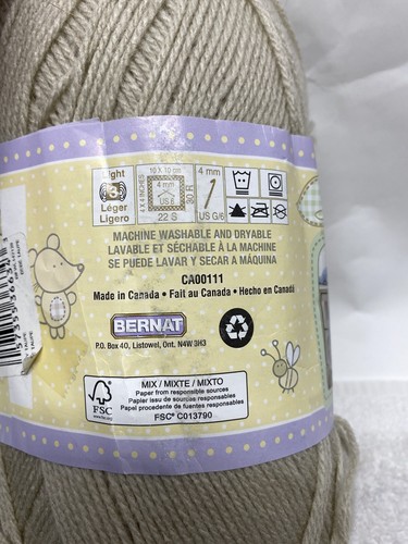 Bernat Baby Sport Taupe Big Ball Yarn (G3) - Picture 3 of 4