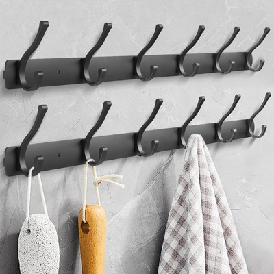 2 Pack Coat Rack Wall Mount,Coat Hooks Wall Mounted,Coat Hanger Wall Mount,Wa...