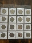 KENNEDY HALF DOLLAR  (16 COIN LOT),  CLAD,  CIRCULATED,  As shown in Photo