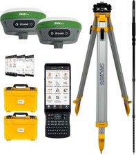 SMA26 Pro 4G RTK GNSS Receiver 1cm GPS Base Rover Colletcor Pole Tribrach Tripod