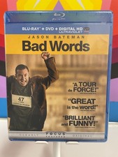 Bad Words (Blu-ray/DVD, 2014, 2-Disc Set) NEW