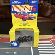 Johnny Lightning Pullback HO Slot Car Body ThunderJet 500 Dodge Challenger Black