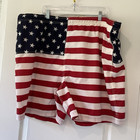 Old Navy Men’s Swim Trunks XXL USA Flag Stars Drawstring Mesh Lined EUC — photo 1