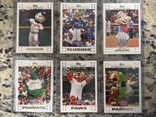 Lot of (11) 2007 Topps Opening Day Mascot Cards - All Serial Numbered /2007 🔥 