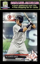 2017 Bowman: Prospects #BP147 Wilkerman Garcia New York Yankees