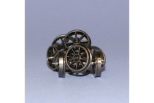 Dapol Wagon Wheels 8 Spoke 12.5mm (20 Wheels on 10 Axles) OO Gauge