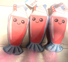 Lot of 3 Boots  Barkley Catnip Cat Toys Milkshake Feather Plush Toys NWT