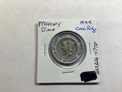 1944 Mercury Silver Dime-Neutron Irradiated Dime 022326 17te