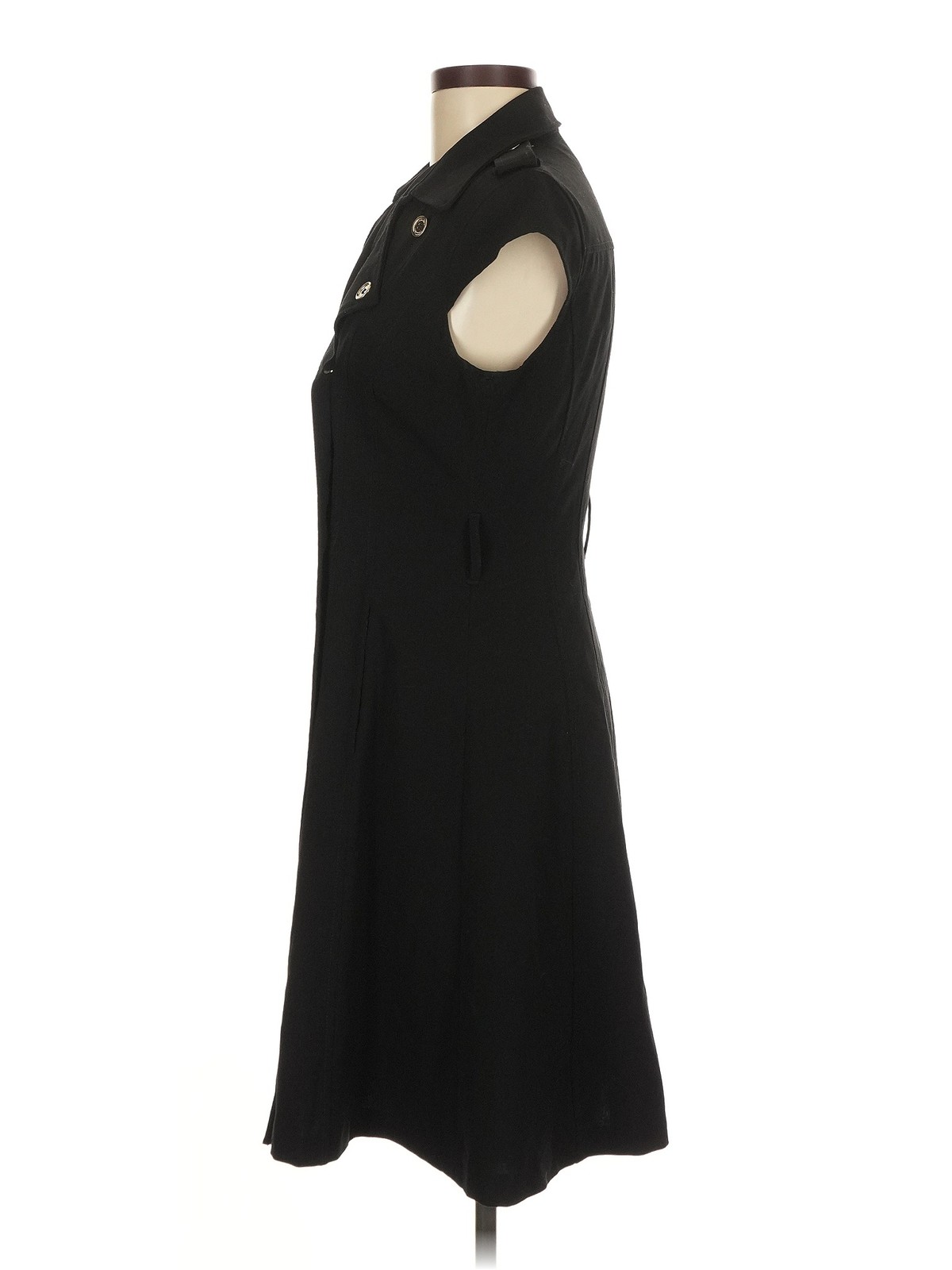 Calvin Klein Women Black Casual Dress 6 thumbnail 4