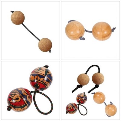 Rhythm Sandball Hand Asalato African Shaker Portable Percussion Instrument
