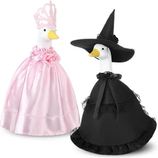Princess and Witch Cute Style Porch Goose Outfits Set Cute Holiday Porch Goose C