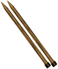 Lykke, Driftwood Single Pointed Needles, Sizes 2-17 US / 10, 12, 14"