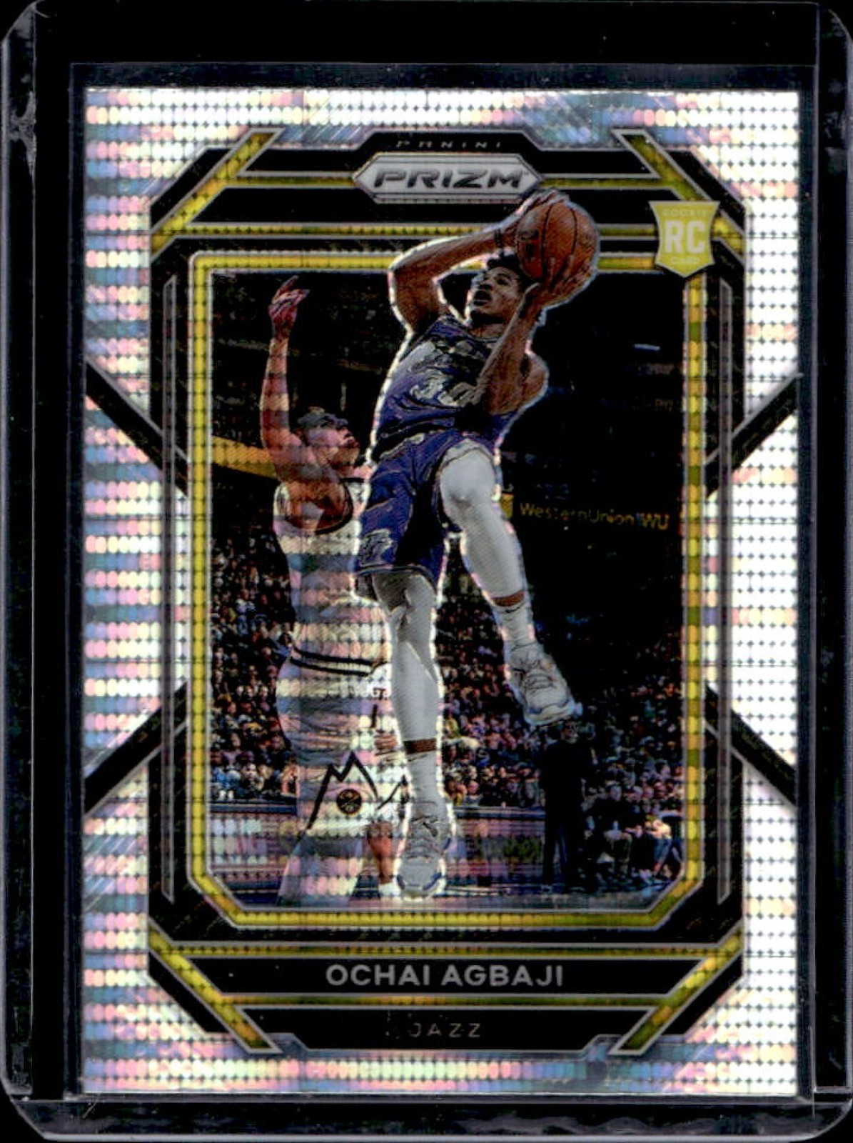 2022-23 Panini Prizm Ochai Agbaji RC Prizm Pulsar Rookie #267 Jazz