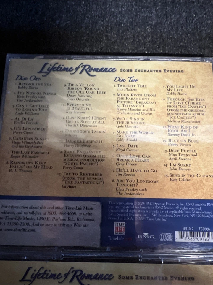 TIME LIFE Lifetime of Romance 4CD Lot 8 Total CD Sealed - Image 3 of 4