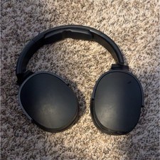 Black Over-Ear Headband Headphones Double Earpieces Ear-Cup Over the Ear Audio