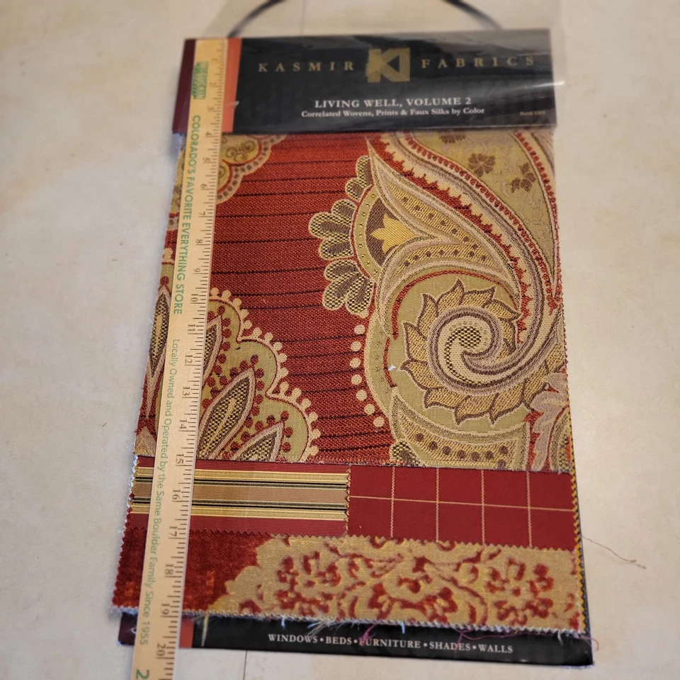 Fabric Sample Book Kasmir Fabric Prints Woven Solid Color Kasmir Fabric Quilting - Image 3 of 4