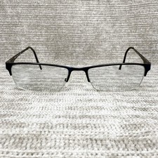 Safilo Elasta Half-Rim Eyeglasses Frame Blue E3099 58-18-150 Rectangle Italy